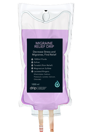 The Migraine Relief IV bag