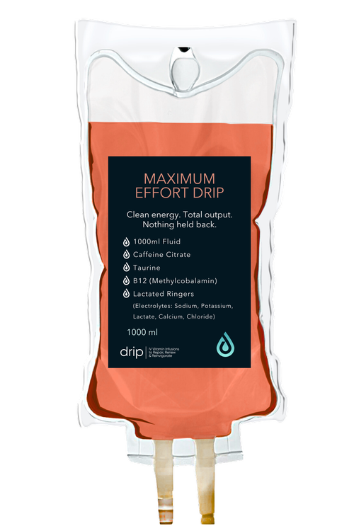 Maximum Effort IV drip bag