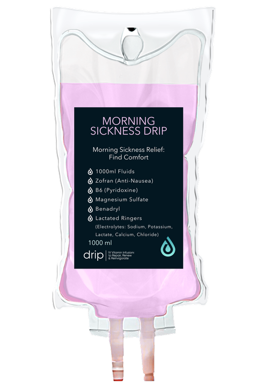 Morning Sickness IV drip bag