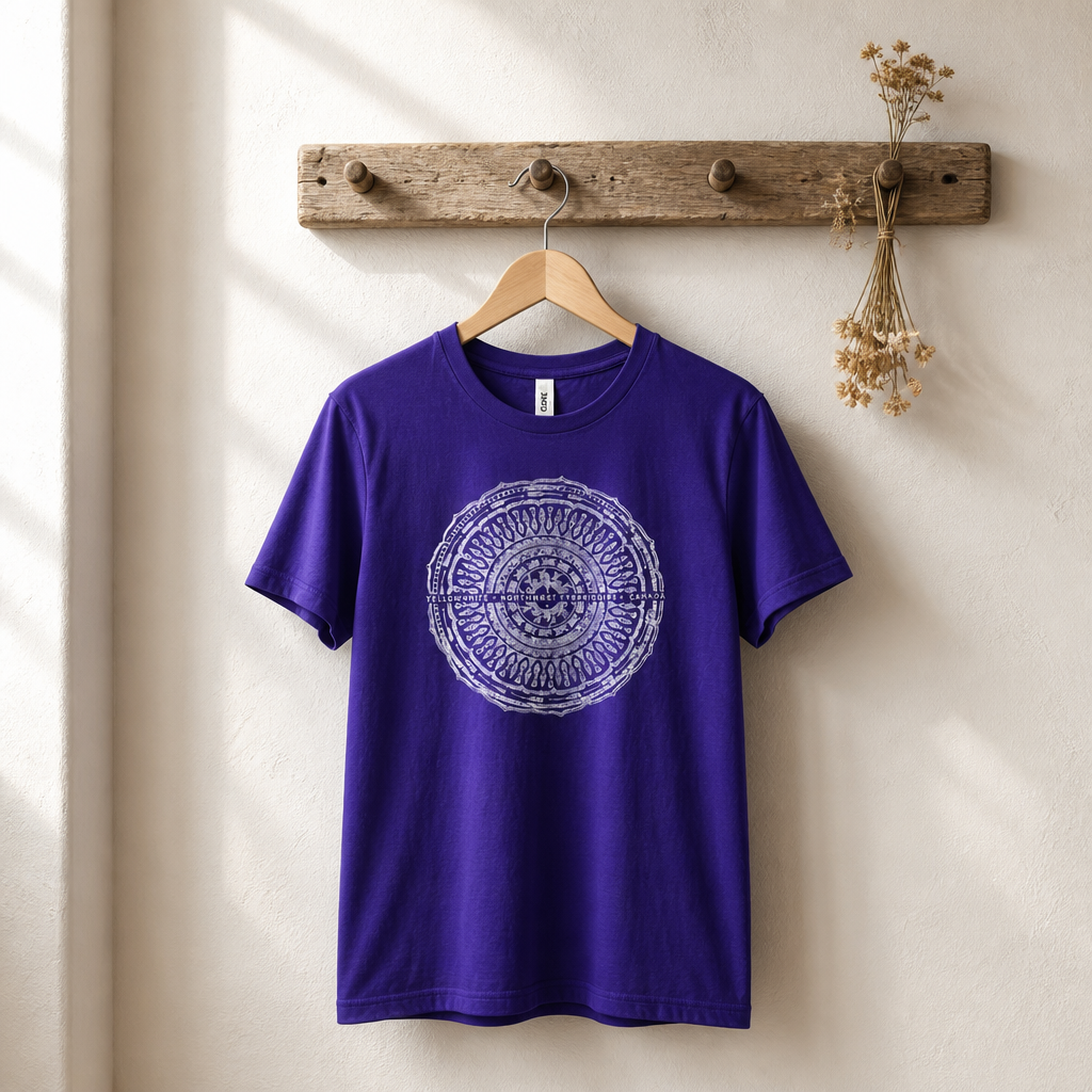 Yellowknife Mandala Crew Neck T-Shirt — Unisex Youth