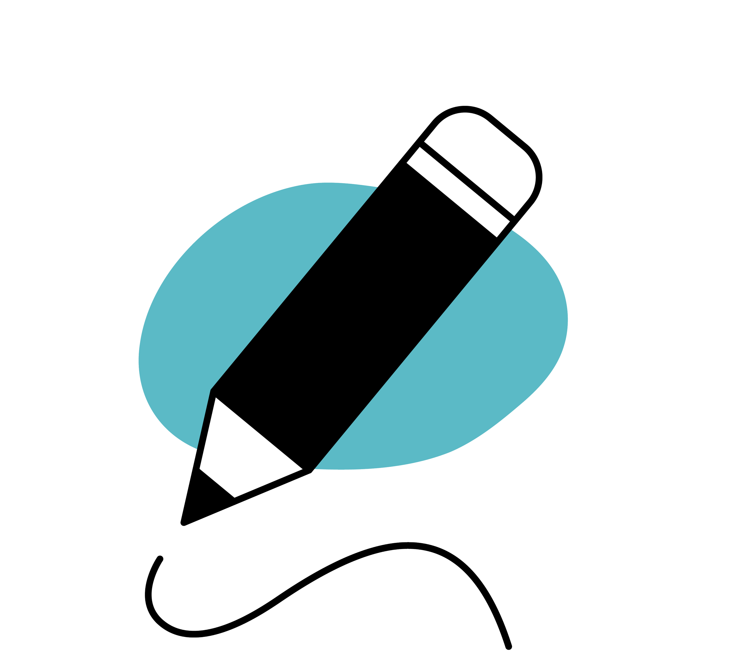A simple illustration of a blue icon of a hand sanitizer dispenser with a black pump and white section showing the dispenser's output. The image is stylized and minimalistic.