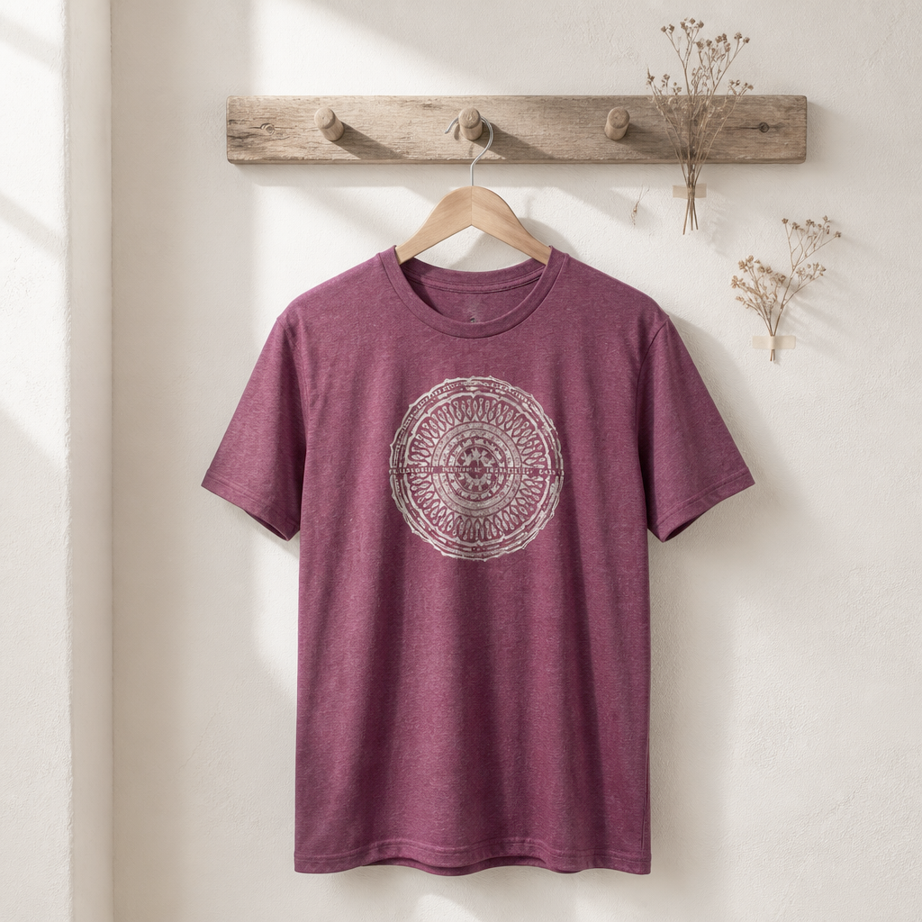 Yellowknife Mandala Crew Neck T-Shirt — Unisex Adult