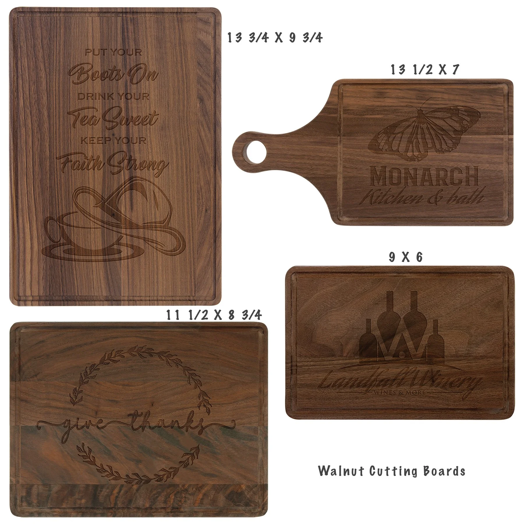 Walnut Custom Cutting Boards