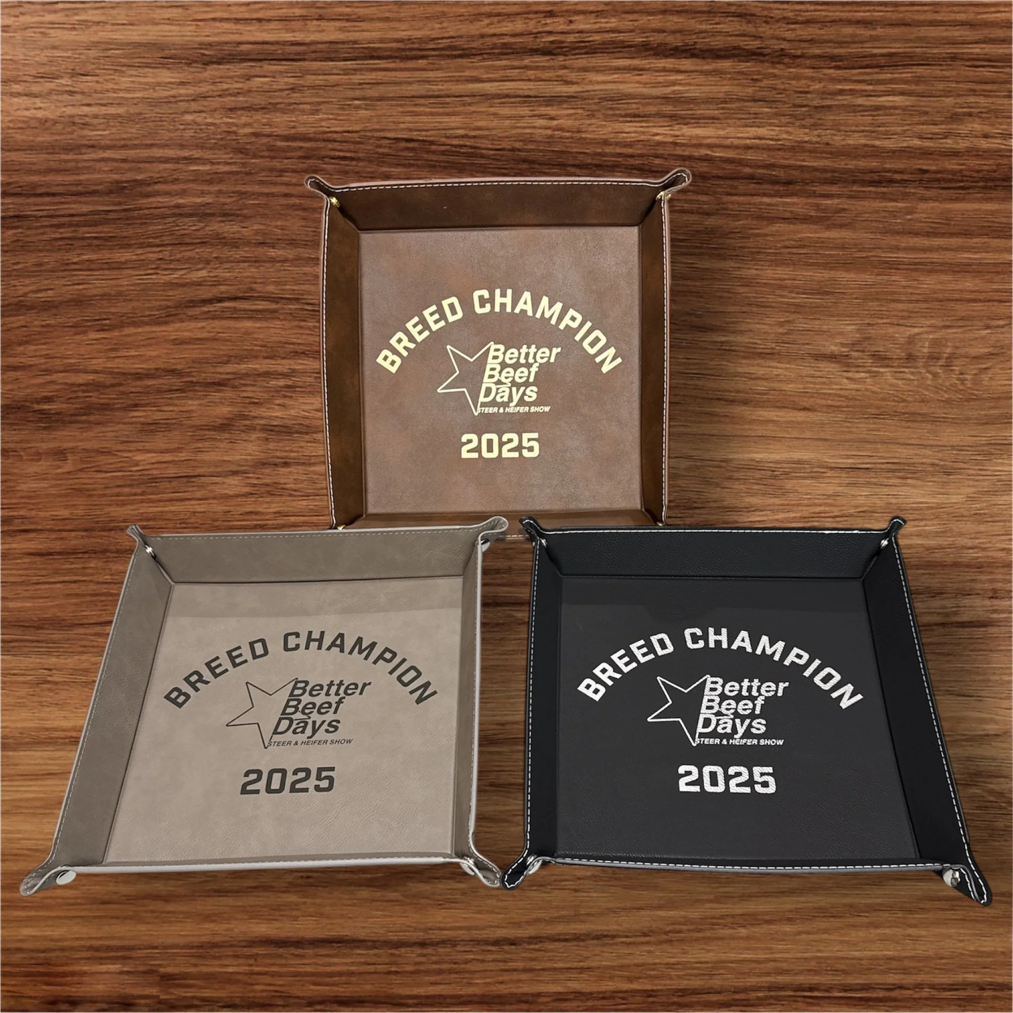 Custom Leatherette Trays