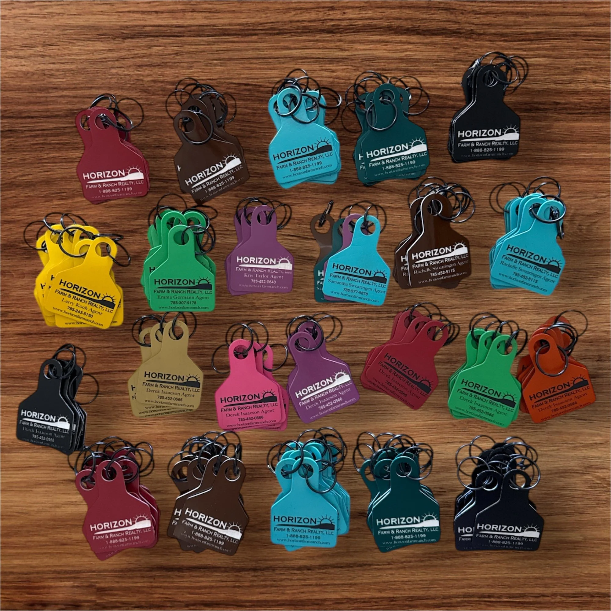 Small Custom Ritchey Tag Keychains