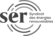 Black logo with the words 'Ser' and smaller text 'Syndicat des Energies Renouvelables'.