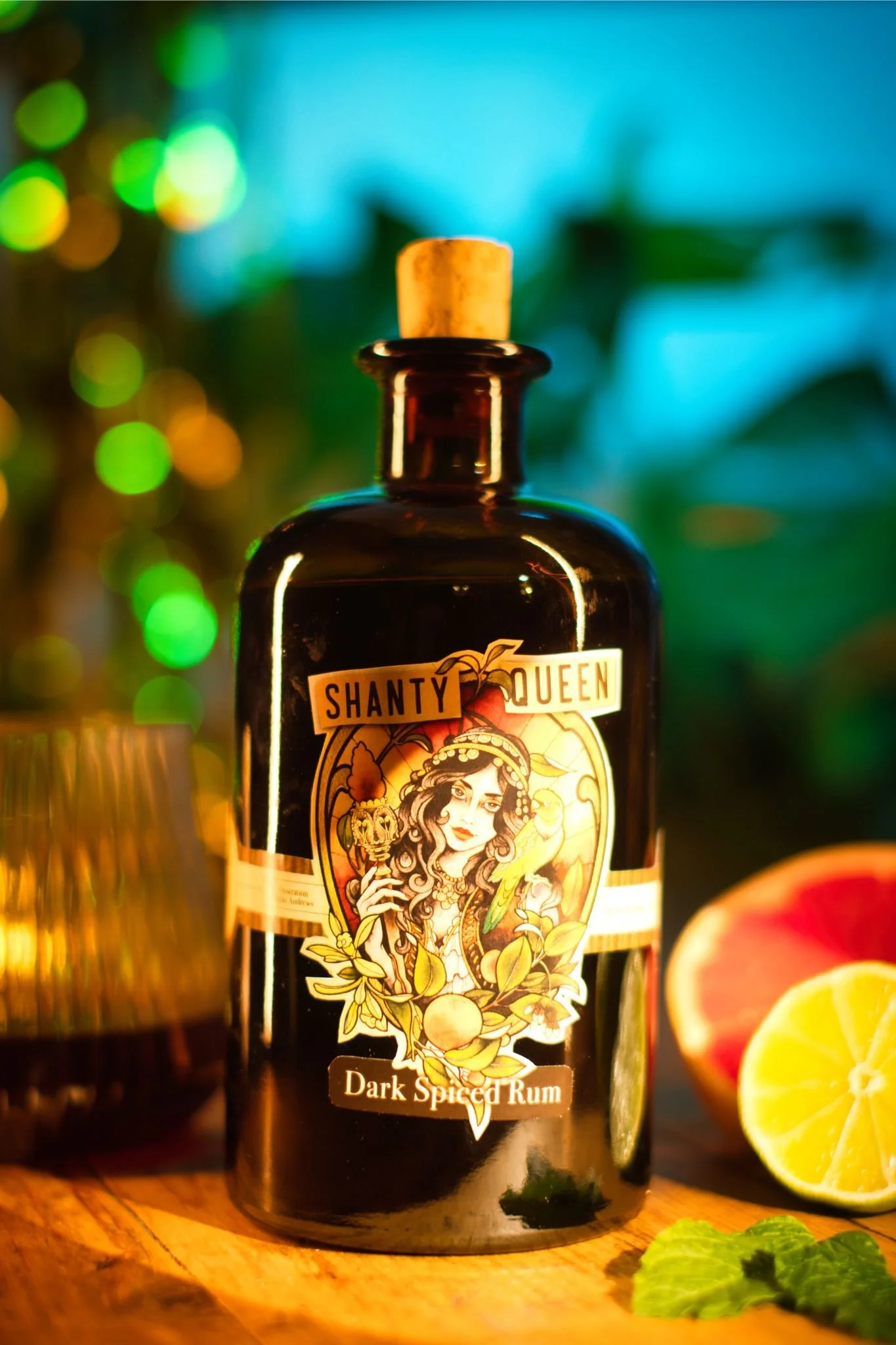 Shanty Queen dark spiced rum bottle 50cl