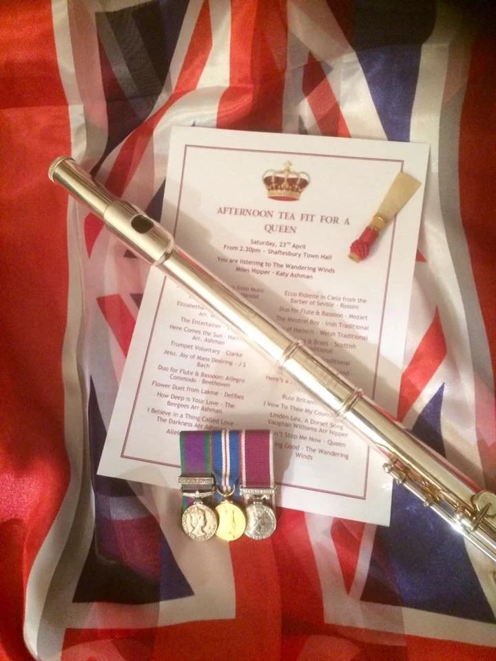 Festive programme and flute