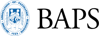 Logo of the American Academy of Pediatrics with the abbreviation 'BAPS'