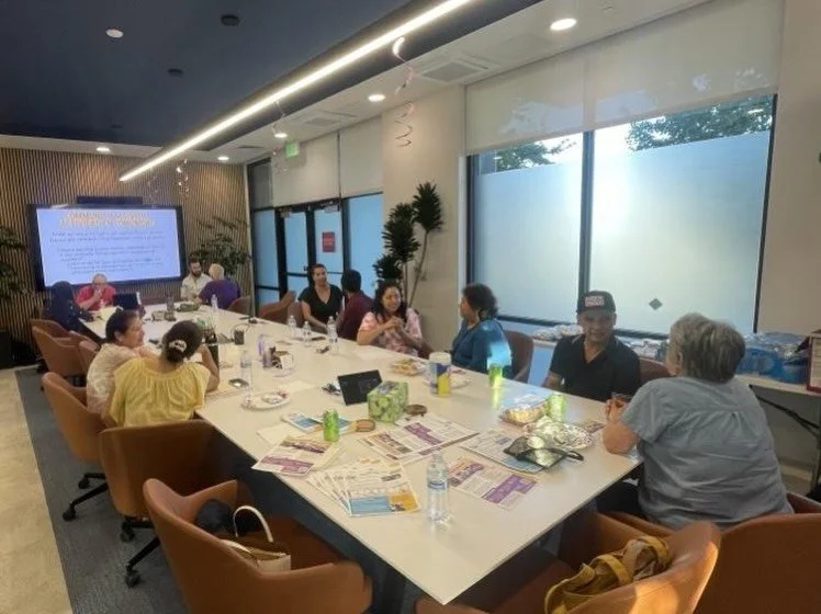 Yesterday evening, we came together for our Summer General Meeting! 💚🏡

We shared organizational updates and one of our Virginia Apartments residents led a mini CLT 101 presentation. We also participated in an activity that helped us build deeper r