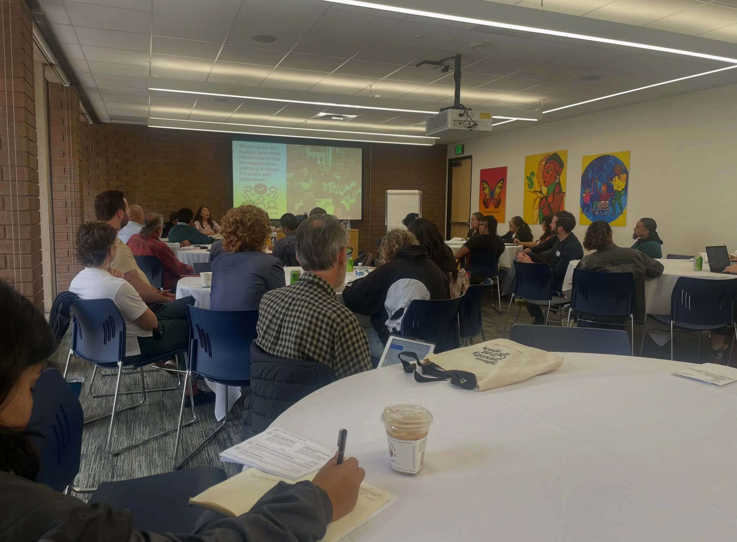 We had the joy of attending the statewide Co-op Encuentro on September 2nd focused on cooperative housing, resident leadership, and tools to help us work better together. 
We left inspired by the art, collective learning, and connections that made th