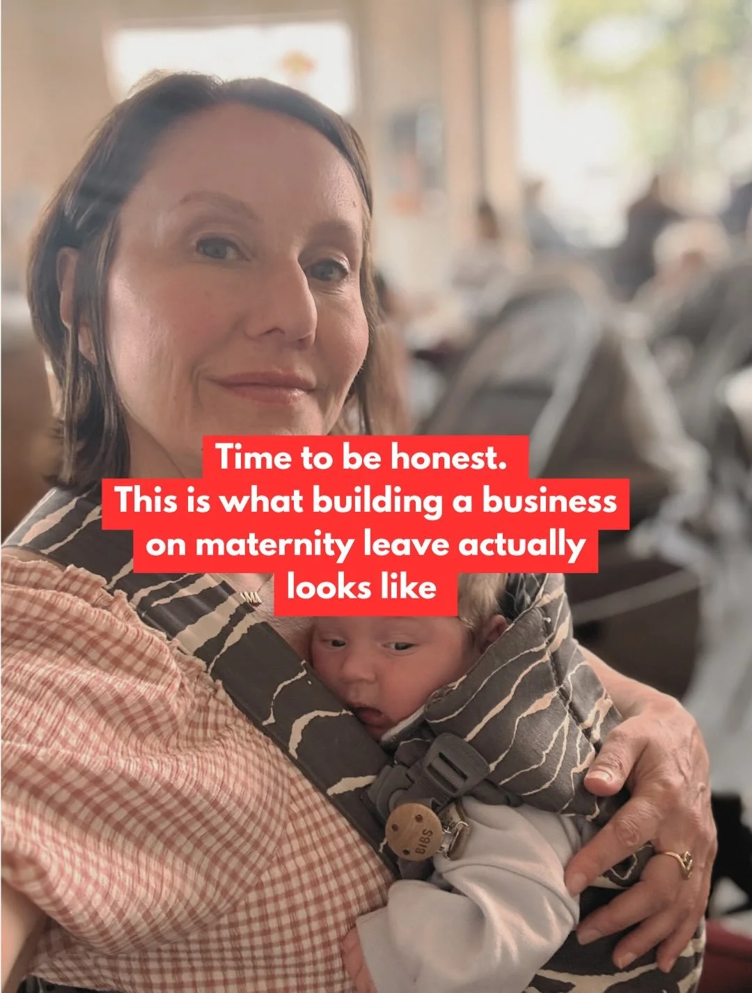 Don&rsquo;t judge me - hear me out! I nearly didn&rsquo;t post this.

Because the internet makes building a business around your children look aesthetic.

Laptop.
Latte.
Sleeping baby.
Passive income.

The reality?

Some days I question every decisio