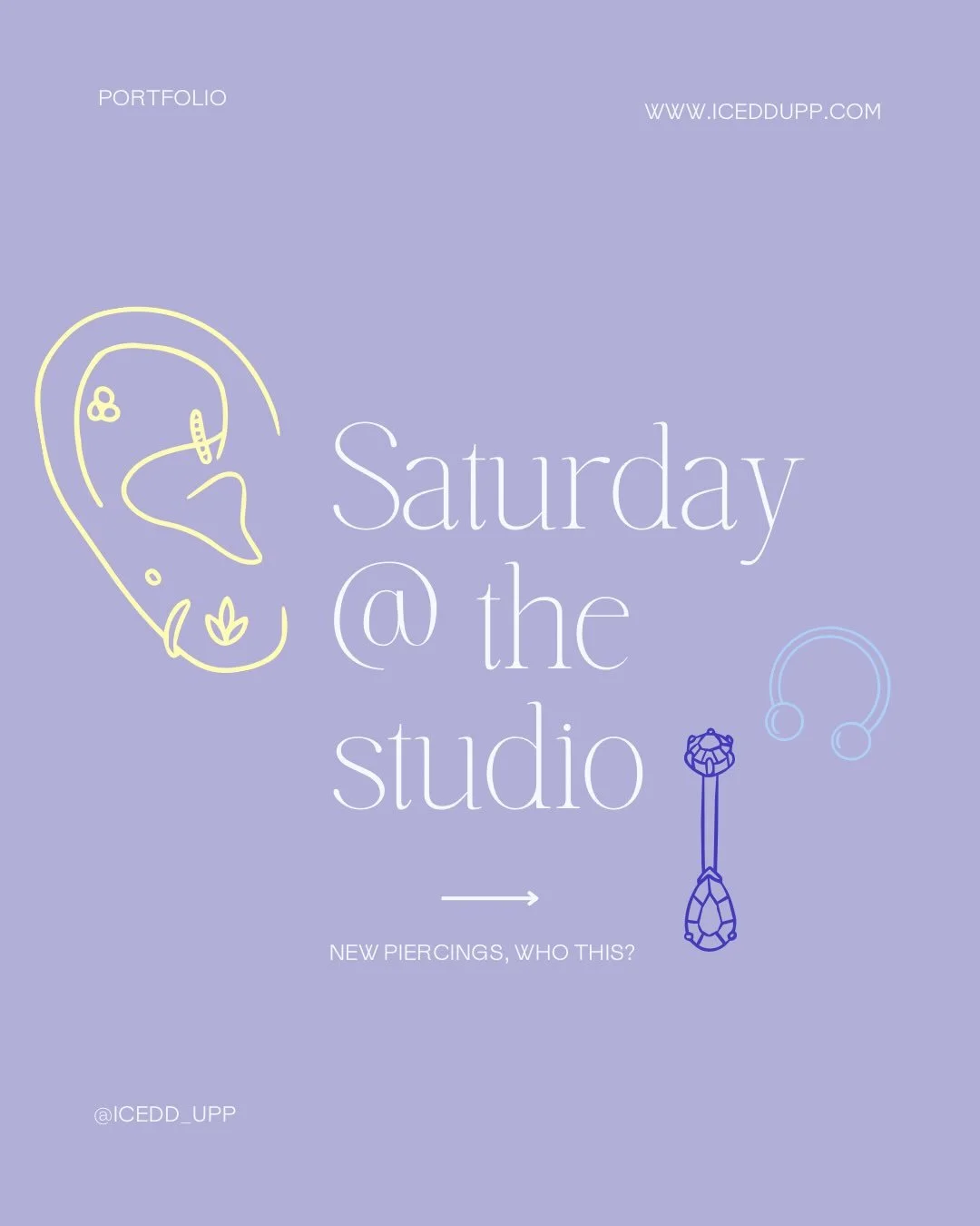 A Saturday @ Icedd Upp 💎🤌🏼✨ 

#nosepiercing #lobepiercing #piercer #waunakee #madisonwi