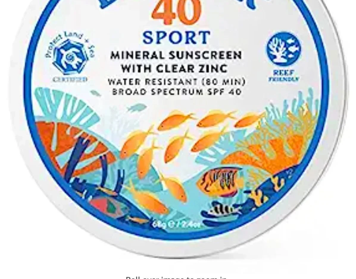 While most sunscreens come in plastic, some of Badger's sunscreens are packaged in handy round tins. Badger uses zinc oxide as its active ingredient, as do other mineral sunscreens, and it's safe for marine life, unlike most chemical sunscreens. Its 