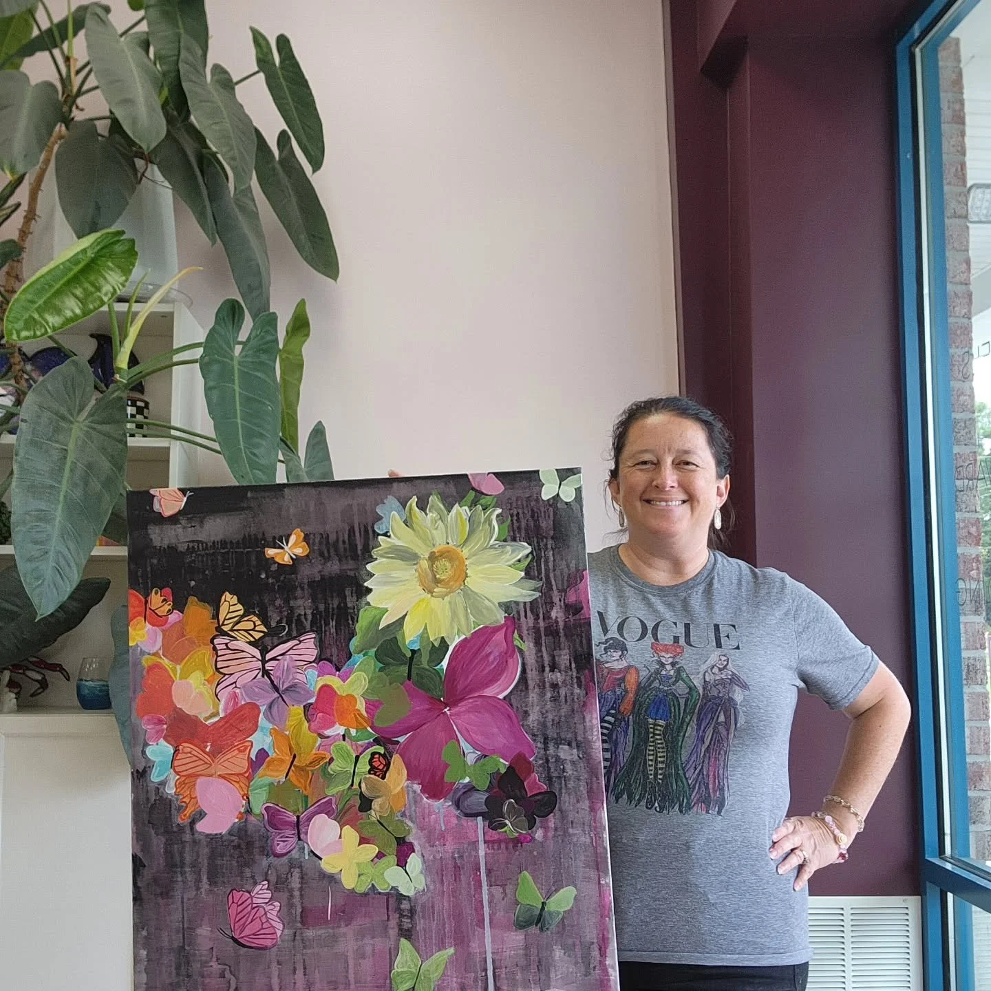 Goodmorning ✨️

Before I start my day, I thought I would provide a few updates:

I have had fun assisting Cardboard Summer Camp over at Wine and Design this week. Tomorrow is our last day of camp. 

Tomorrow night Hope in the Margins Art exhibit will