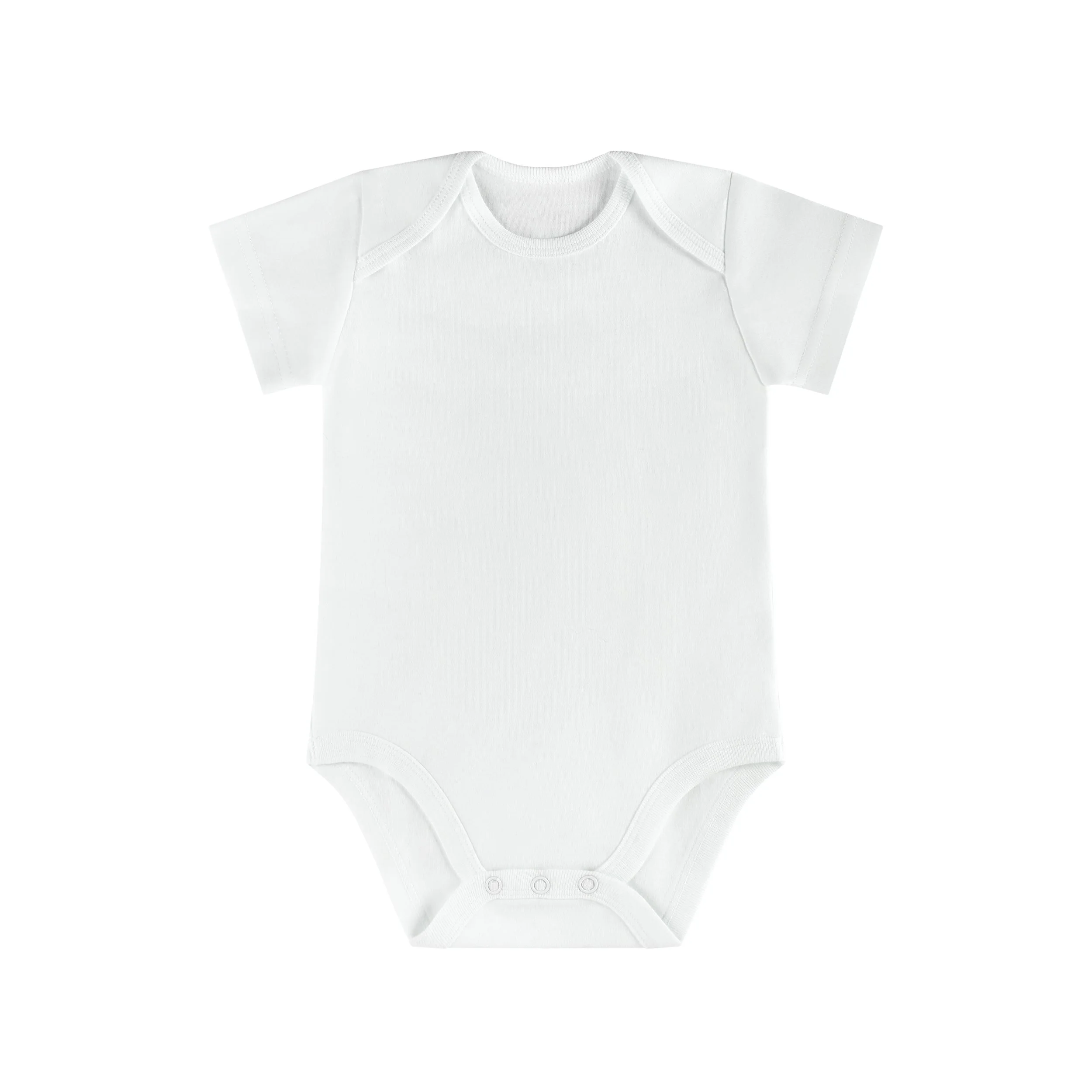 Body de manga corta 100 % algodón de PureNest Baby – Paquete de 3 | 0-3 meses