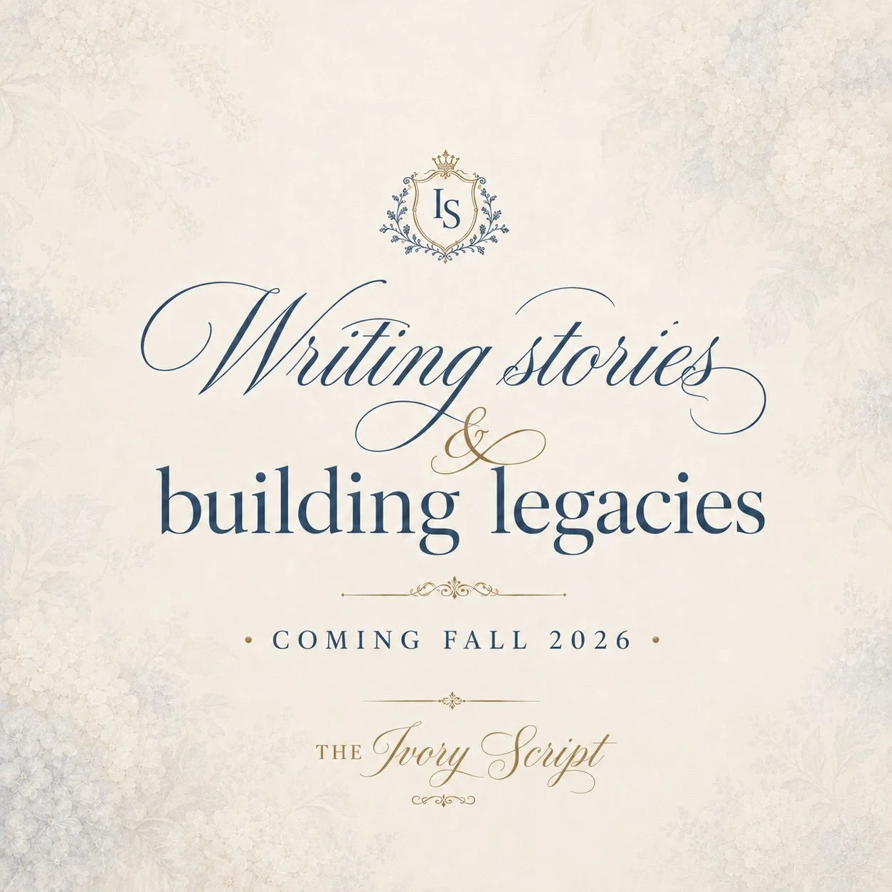 Every love story deserves to be written with intention and every celebration deserves to become part of a lasting legacy.

The Ivory Script is coming soon, bringing thoughtful planning, timeless design, and meaningful details to couples beginning the