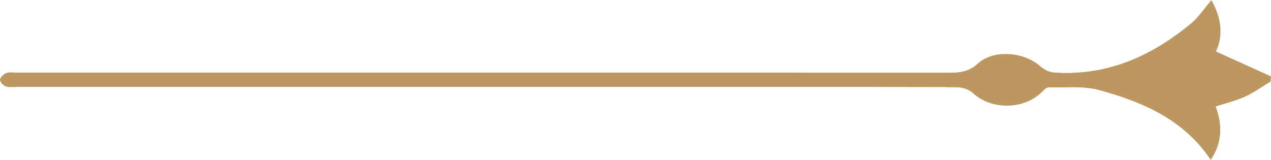A gold-colored arrow with decorative design outlines on a transparent background.