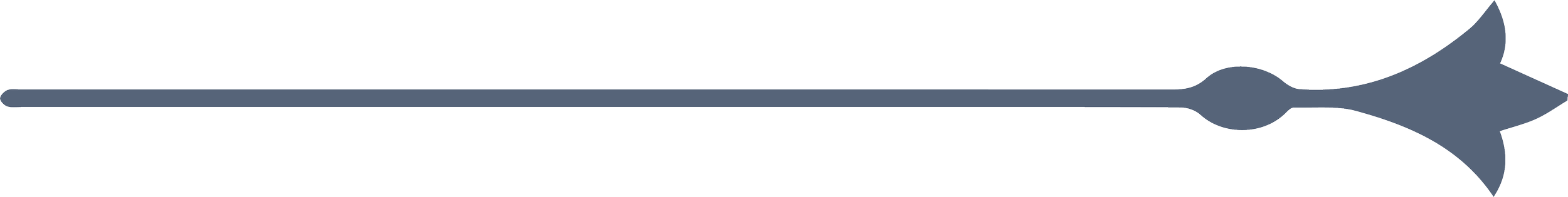 Gray arrow pointing to the right with a stylized arrowhead.