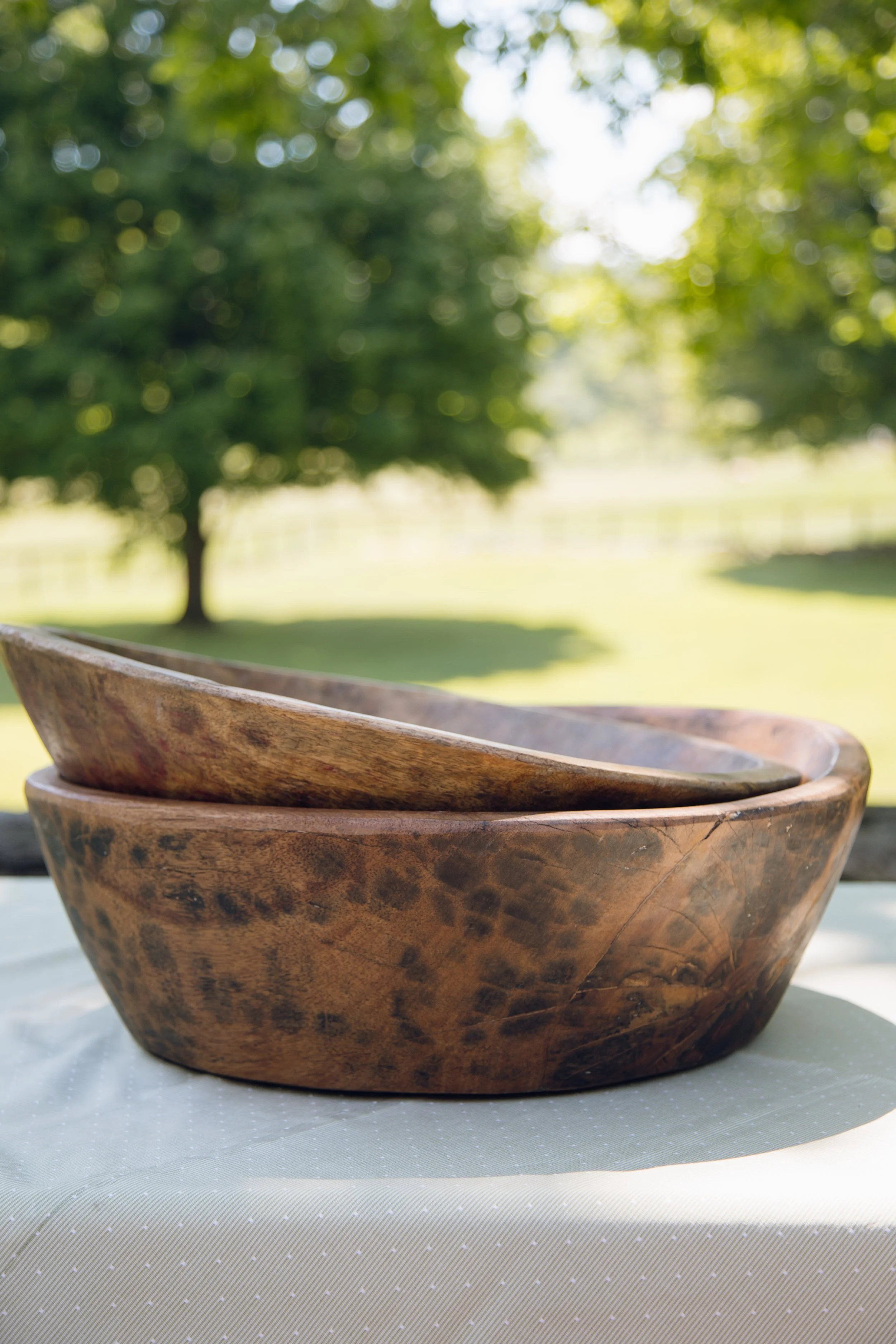 Carved Wood Bowl