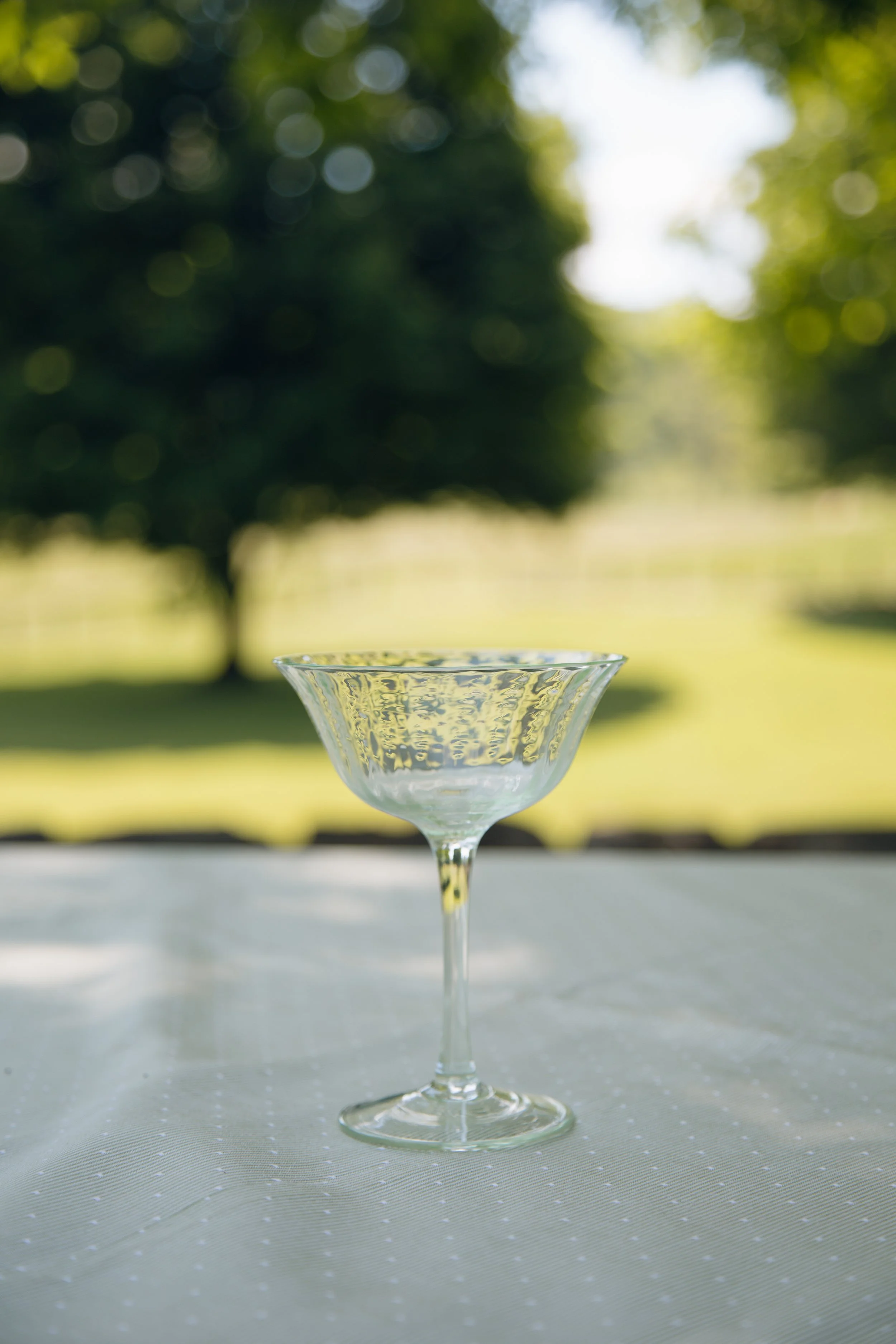 Chartreuse Glass Coupes