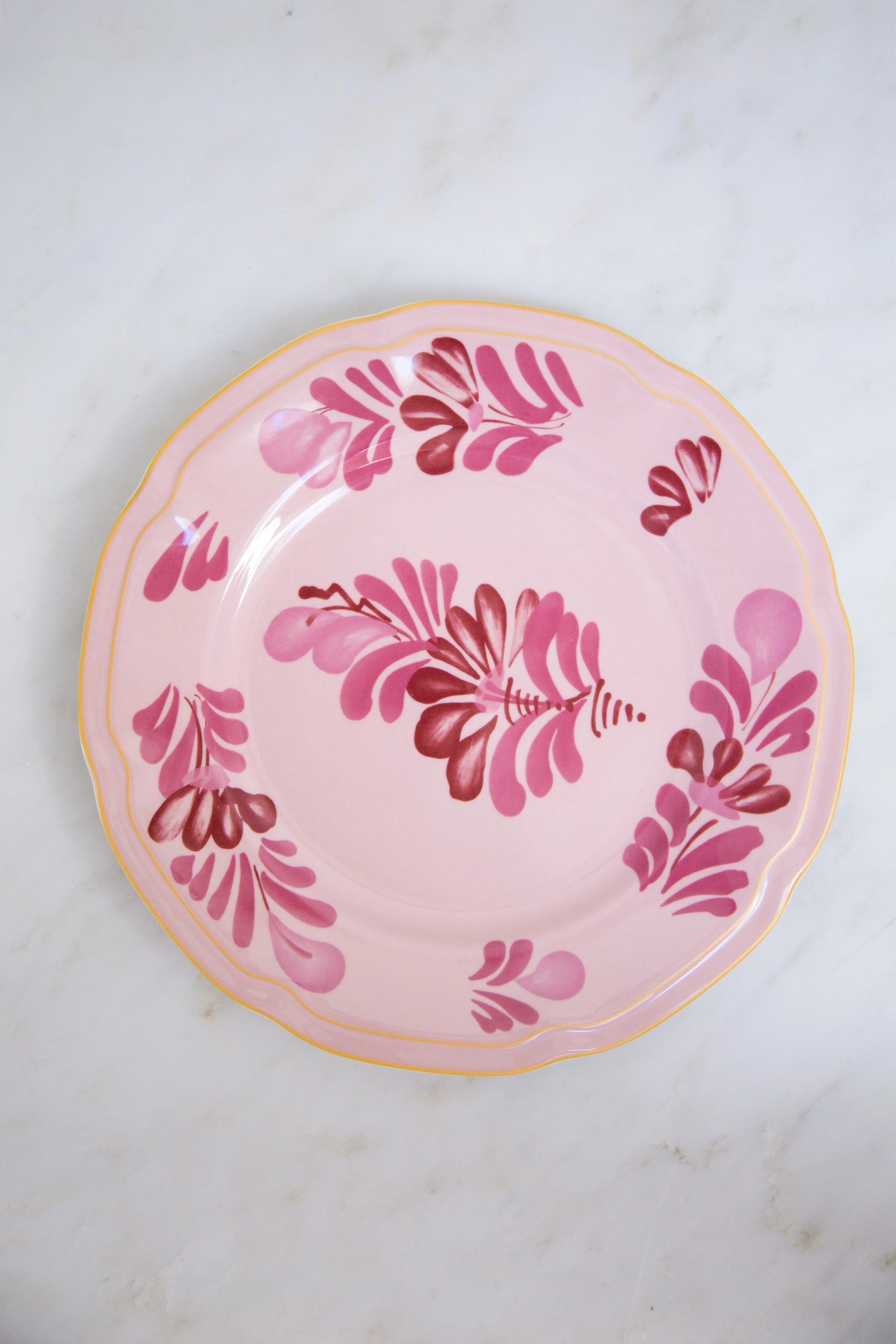 Bone China Painted Dinner Plates