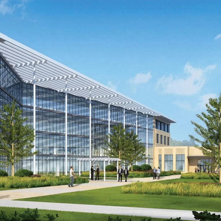 A new urban space with housing, retail and office space begins construction in Northeast Austin