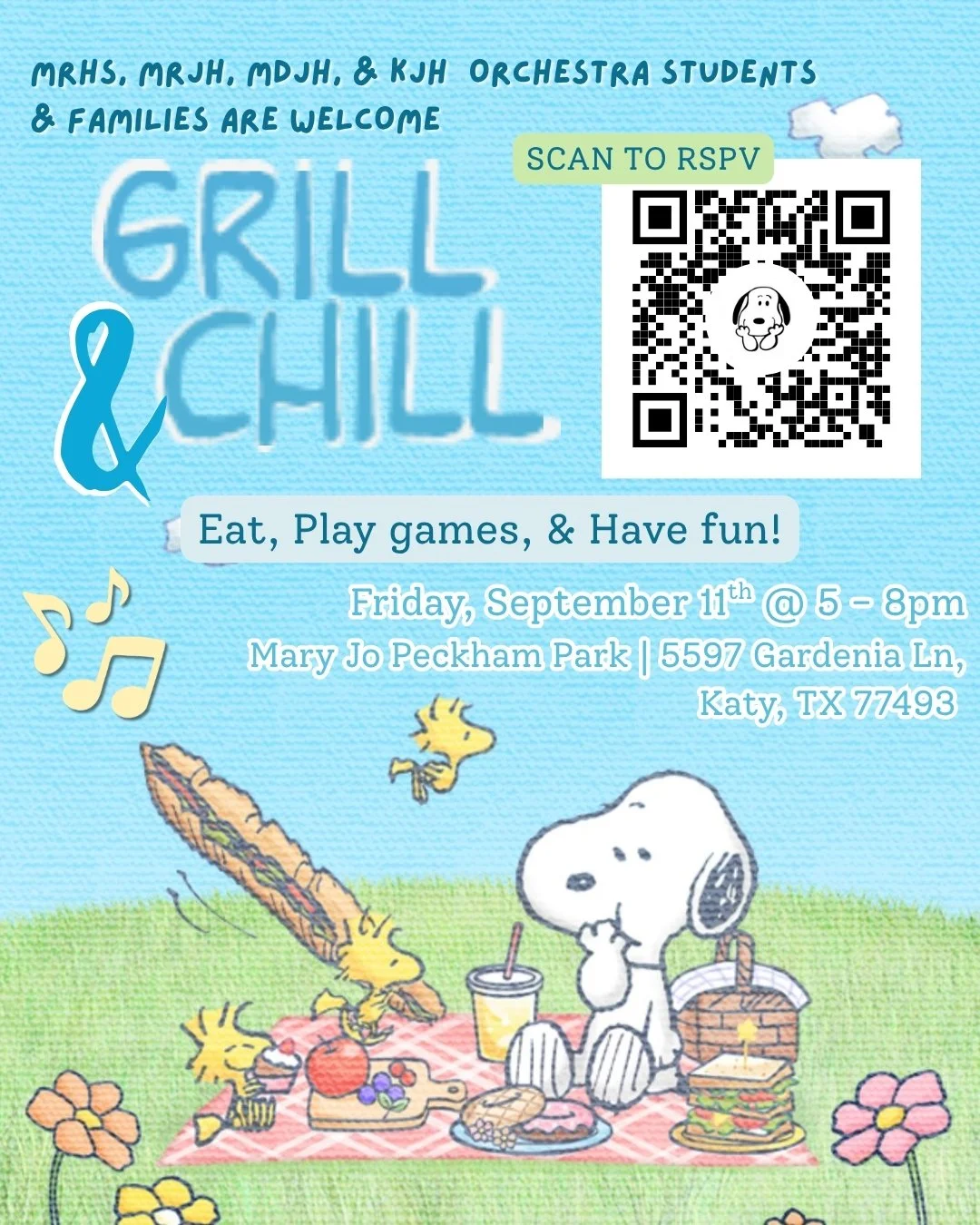 Maverick Orchestra Annual Chill &amp; Grill 