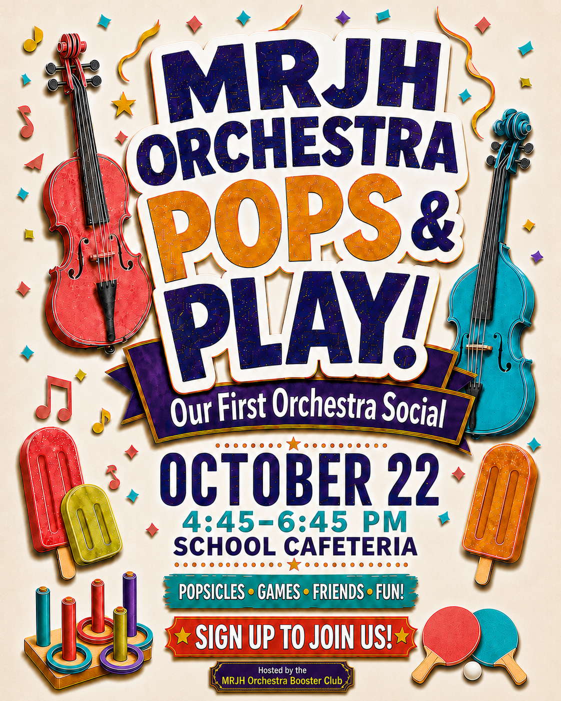 Orchestra Social: Popsicles &amp; Games