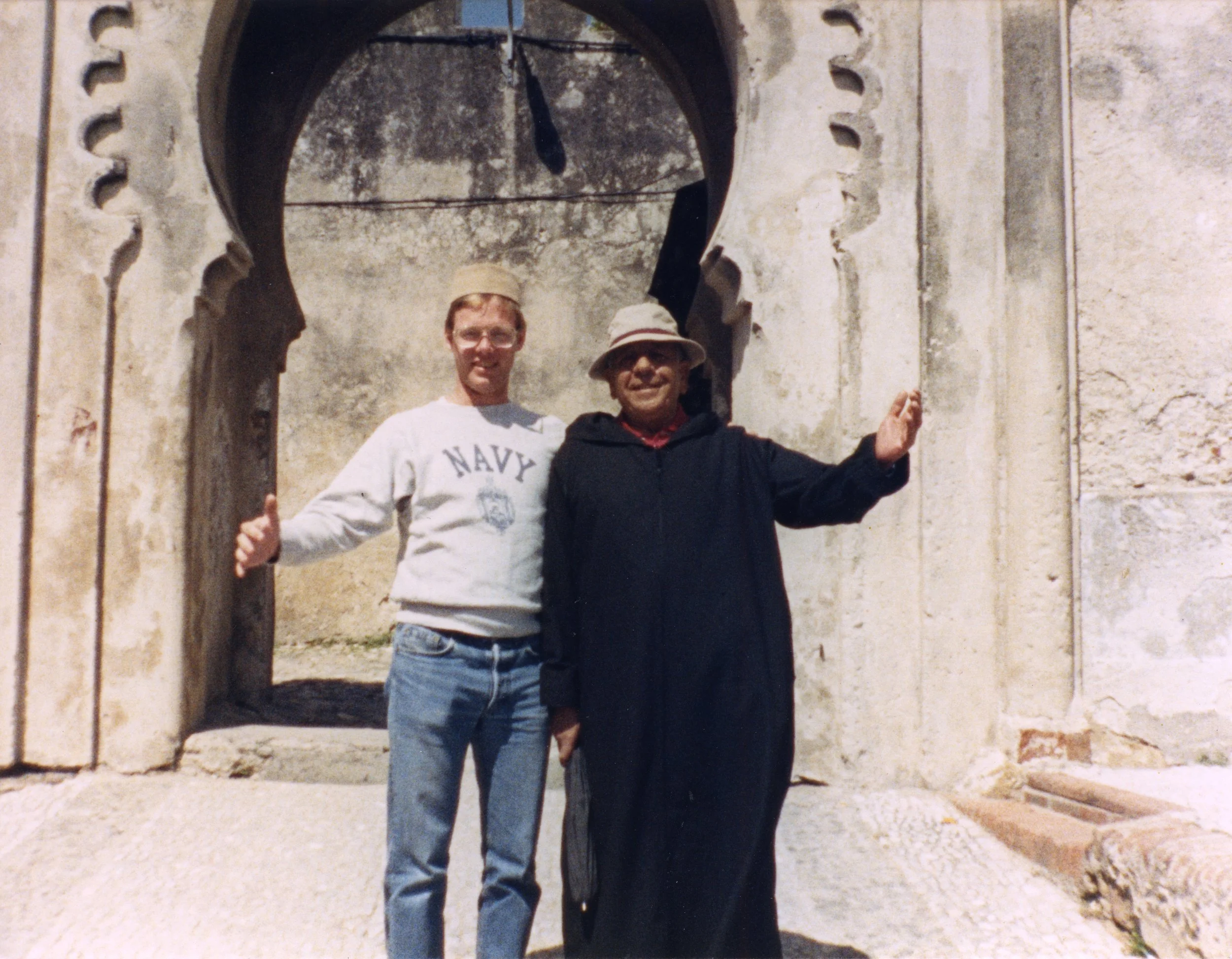 Me and Ben. Tangier, Morocco, April 1986