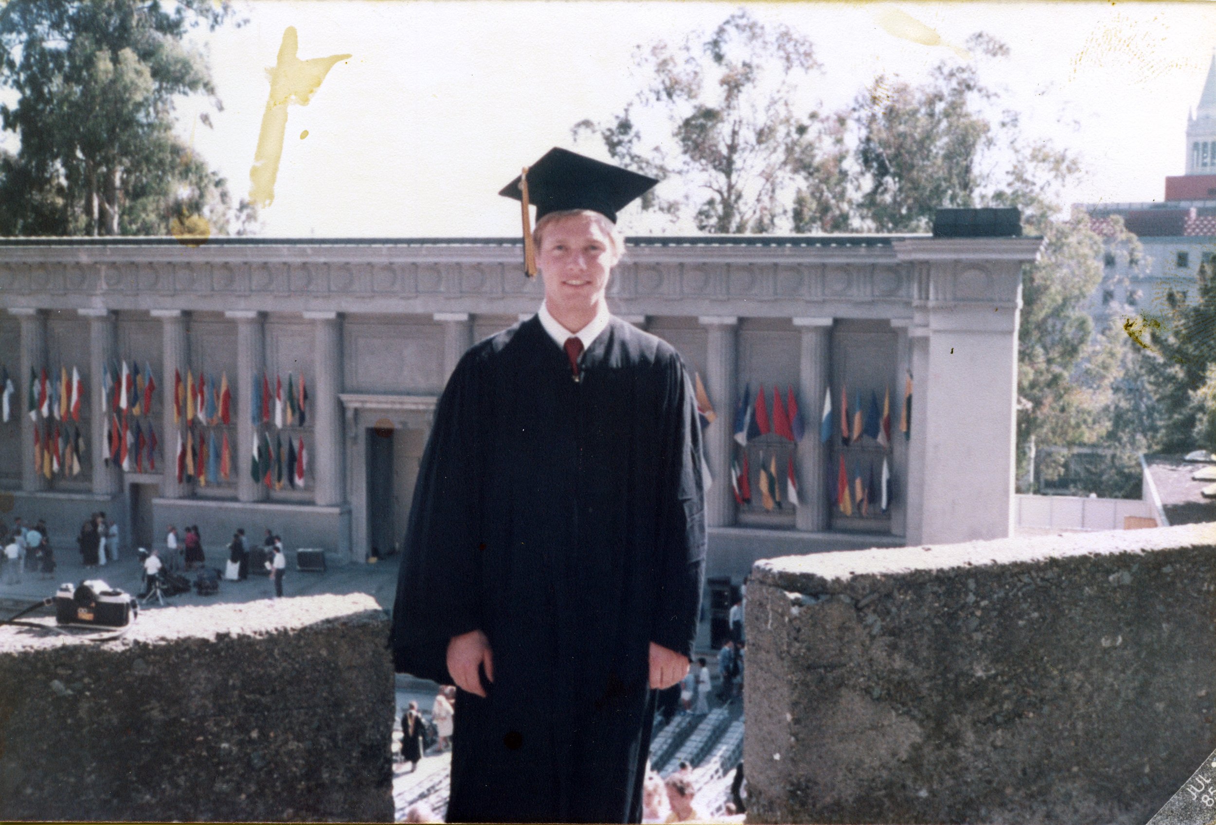 Me at UC Berkeley Business School graduation. Greek Theatre, Berkeley, CA, May 1985