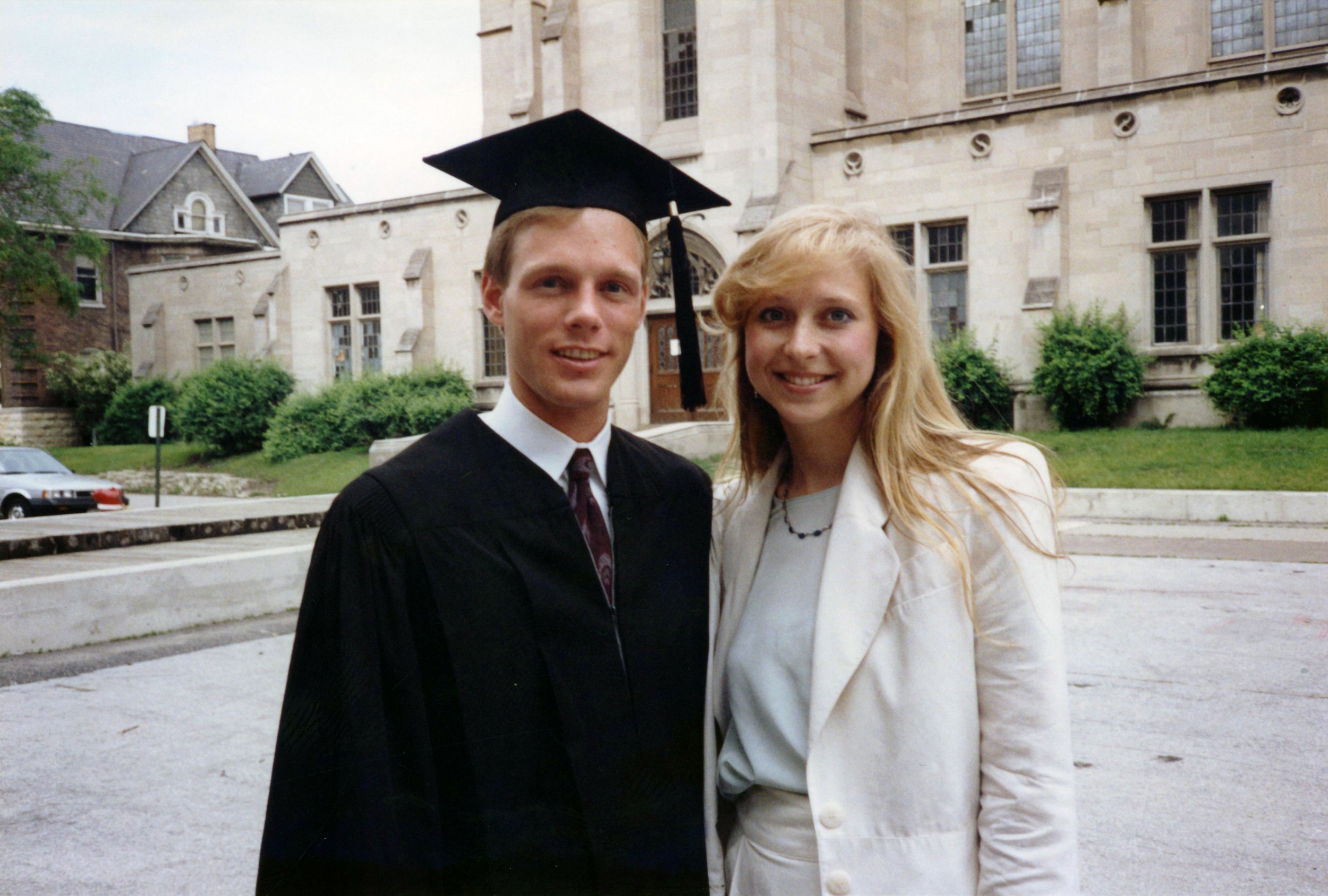 Me and MaryBeth on graduation day at the University of Chicago. Chicago, IL, June 1990