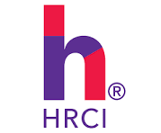 HRCI logo with a stylized lowercase 'h' in red and purple, and the word 'HRCI' underneath.