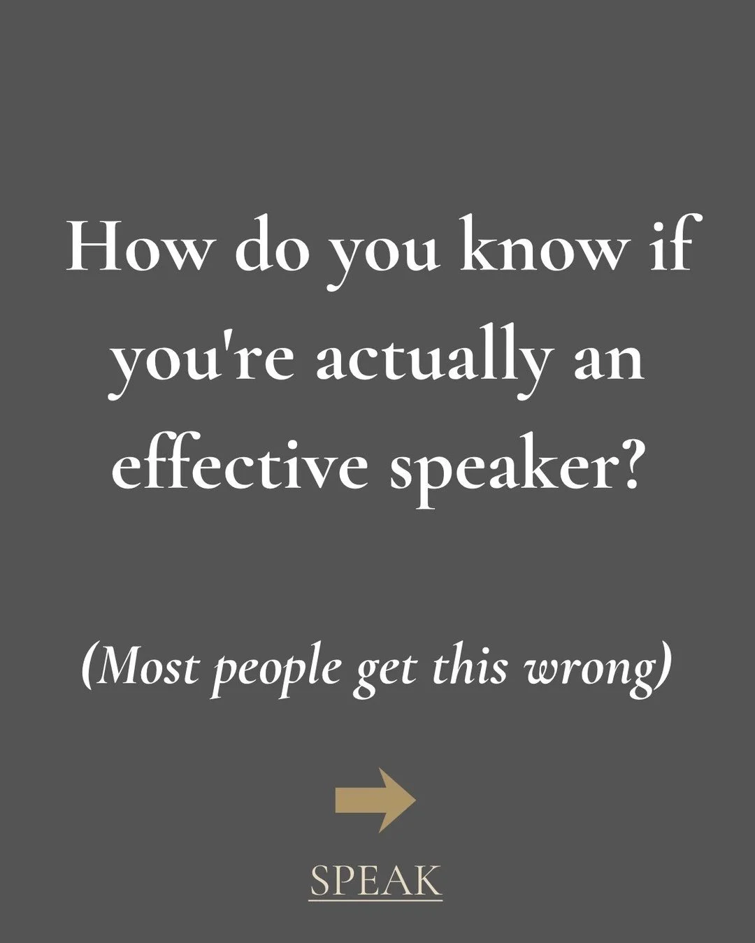 When was the last time someone with credibility told you the truth about your speaking?

Not 'great job.' The actual truth?

-----

#SPEAK
#LindsayRider
#Engagement
#Presentation
#Communication
#Presence
#SpeechCoaching
#PresenceCoach
#ExplorePage