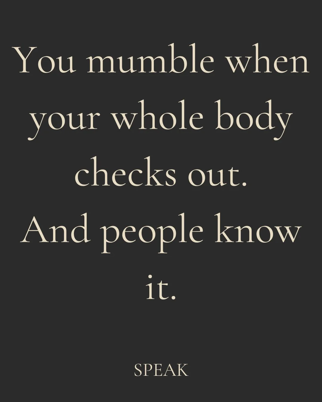 As with most things, the outward manifestation is typically caused by something deeper.  Get to that deeper reason and you can really adjust anything!