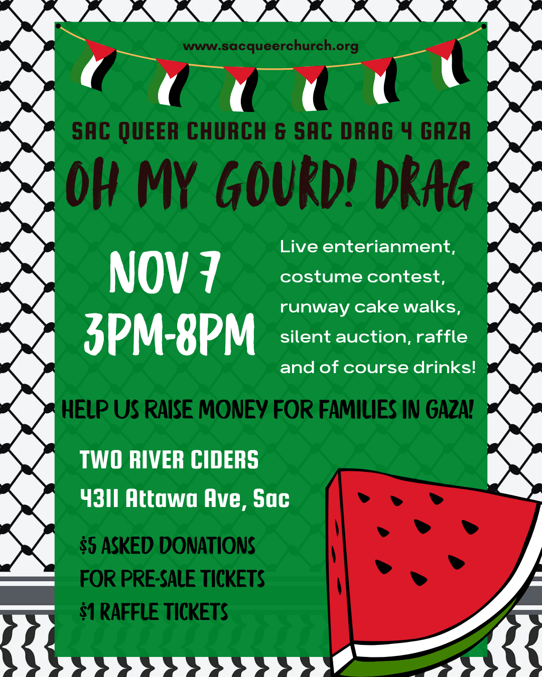 Oh My Gourd! Drag. Raffle Tickets