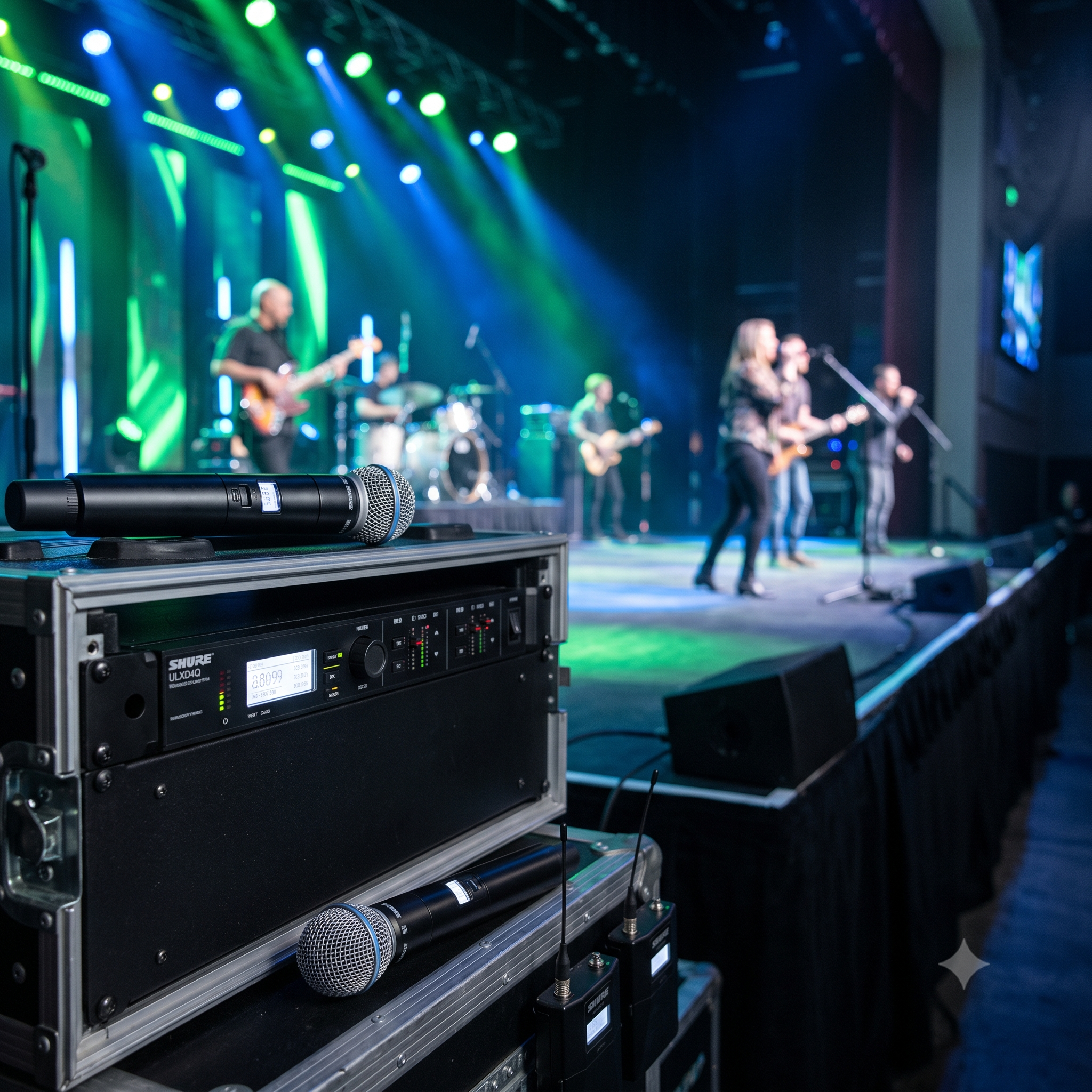 Wired/Wireless Microphone System, In Ear Monitor and Intercom