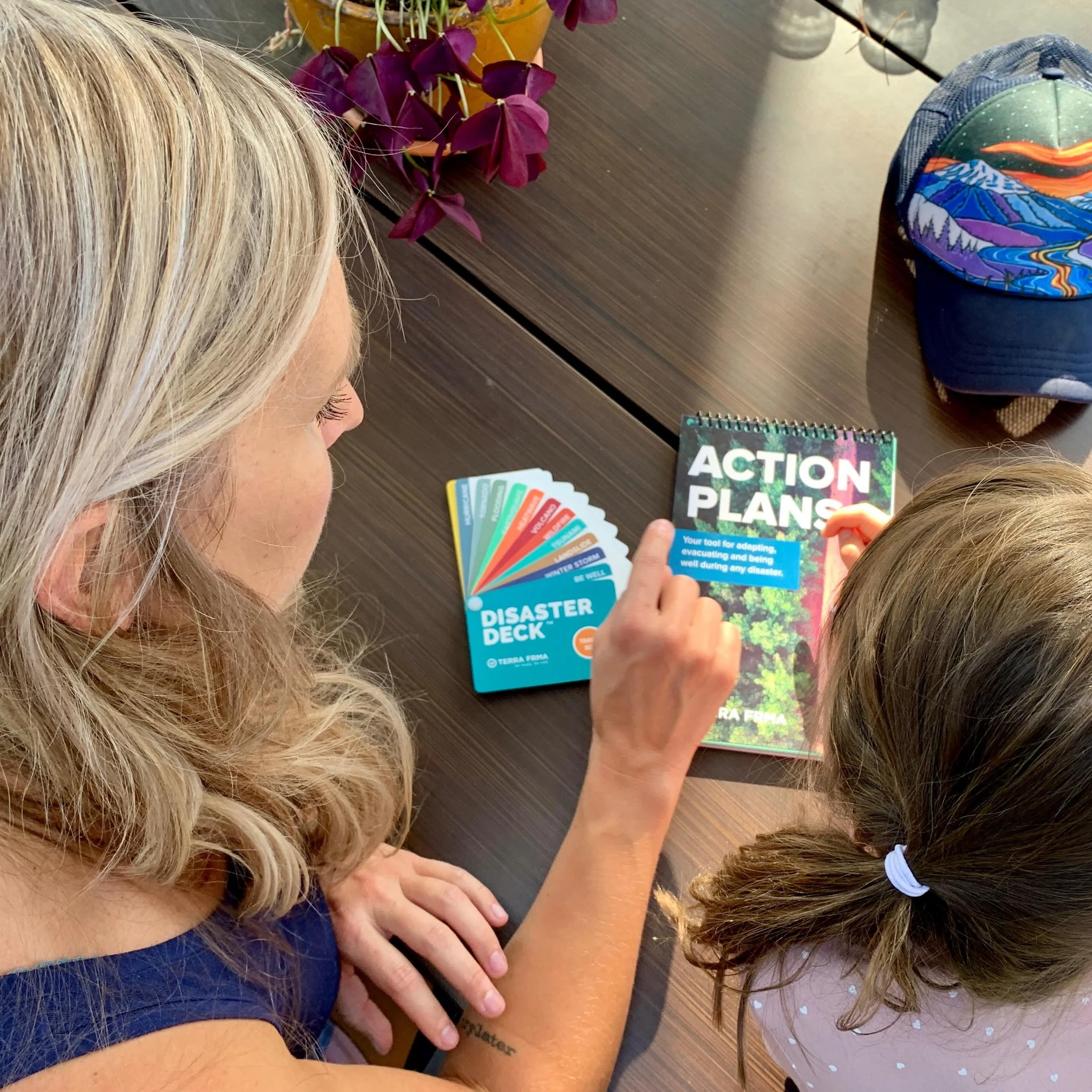 We made the Disaster Deck because we needed it. 

Living in the West means living with wildfire. With the reality that in the middle of an ordinary Tuesday, everything can change. 

We looked around and saw that most preparedness tools were either to