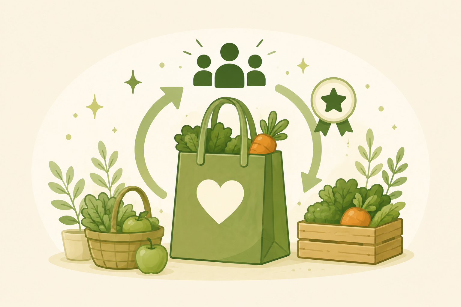 Supporting local vendors, fresh food, and community at Jimbo's Farmers Market.