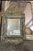 19th Century French Napoleon III Repoussé Mirror