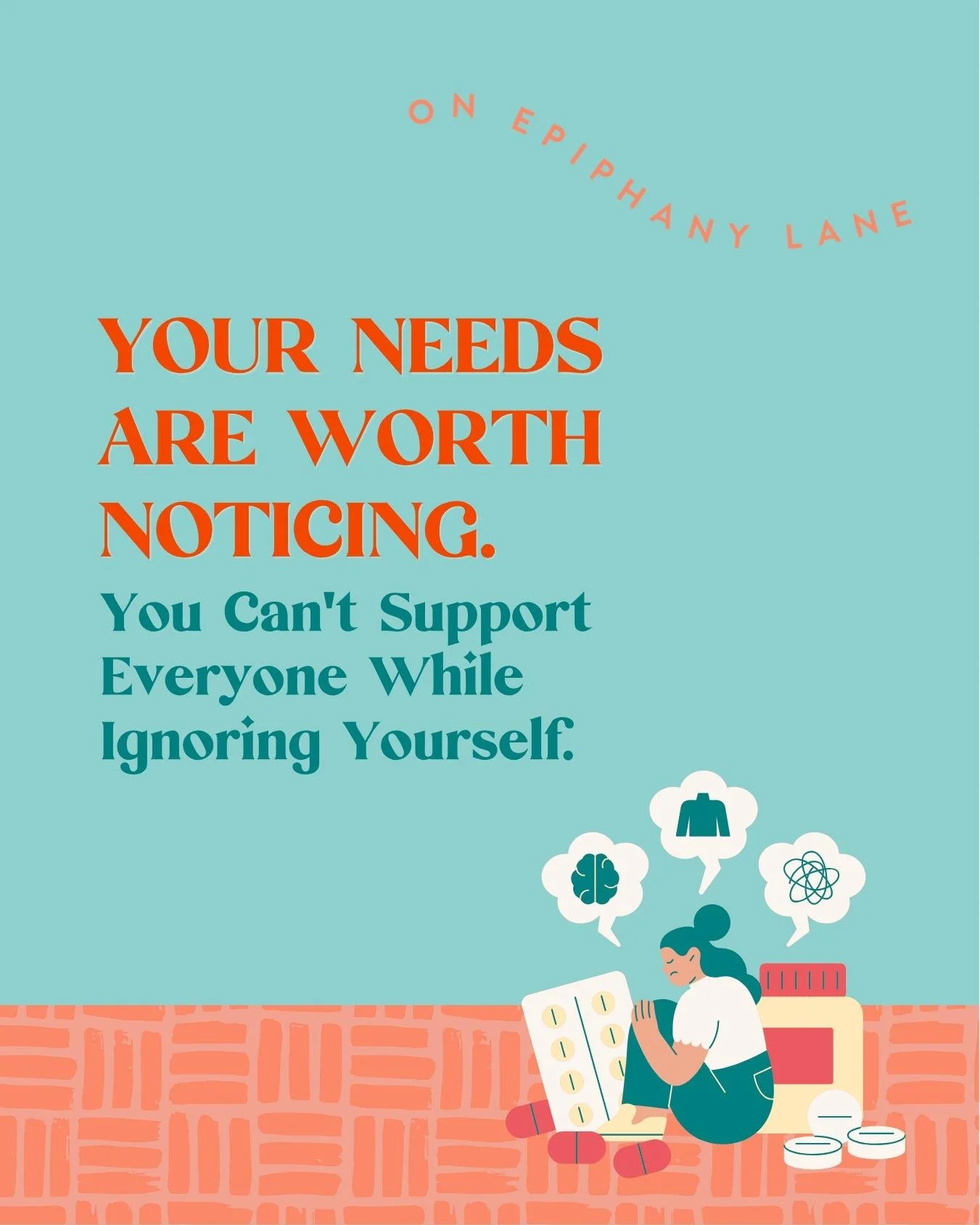 We often become so focused on being there for everyone else that our own emotional needs move to the bottom of the list.

But your needs matter too. 🌿

Notice when you need rest. Notice when you need connection. Notice when you need space, reassuran