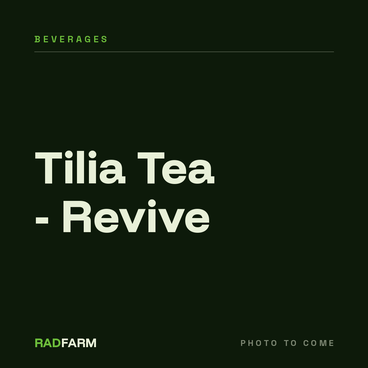 Tilia Tea - Revive