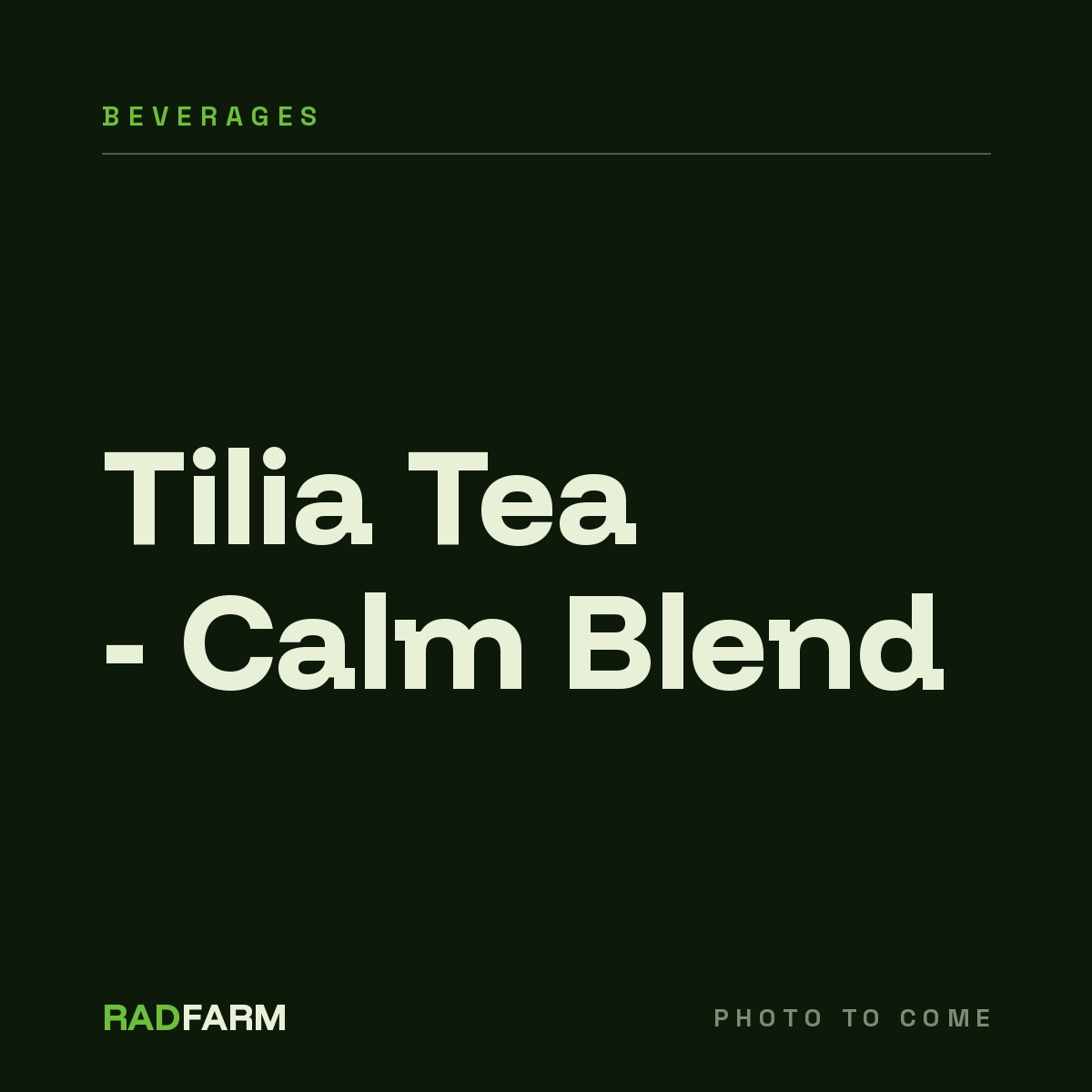 Tilia Tea - Calm Blend