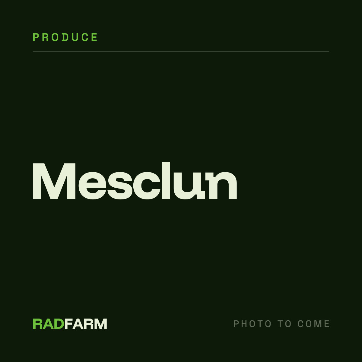 Mesclun