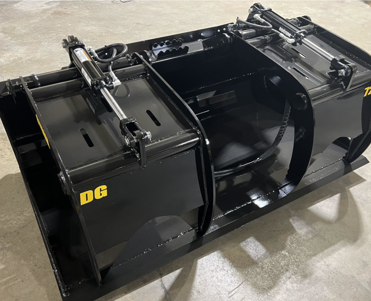 Skid Steer Demolition Grapple Bucket