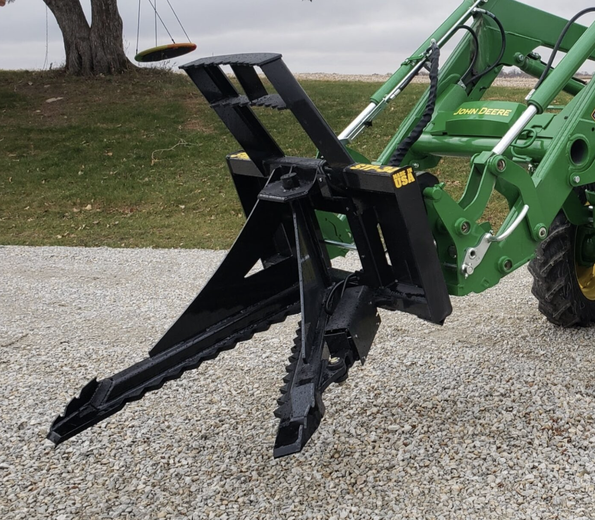 Tractor Tree Puller Attachment