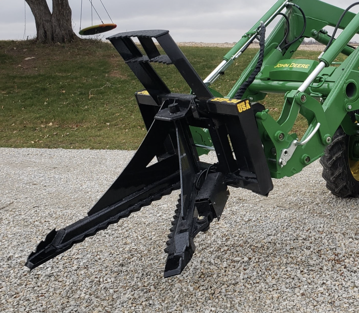 Tractor Tree Puller Attachment