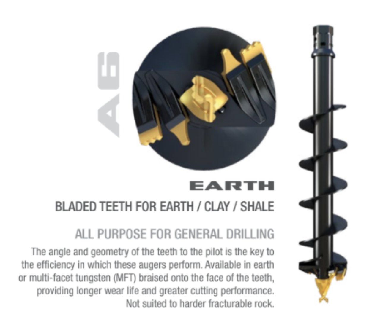Mini Auger - 2" Hex