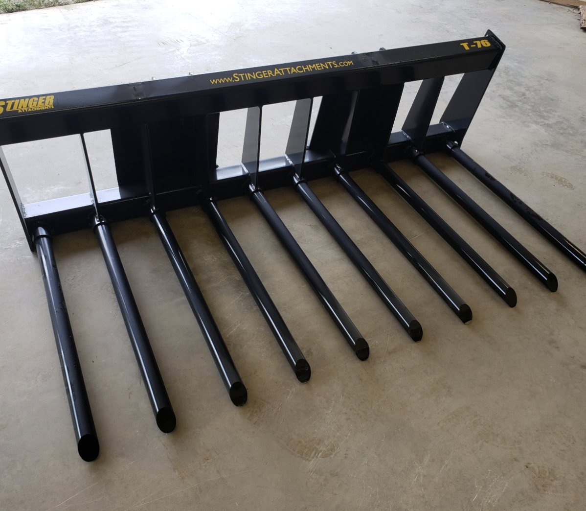 Tractor Manure Tine Bucket