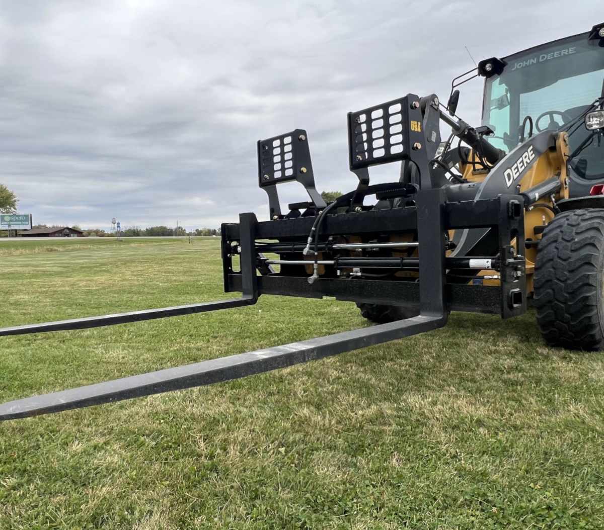 Wheel Loader Class 3 Pallet Forks Attachment Hydraulic